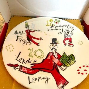 New in box, lenox 12 days of Christmas plates.
